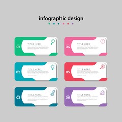 Steps Timeline Infographics Design Template