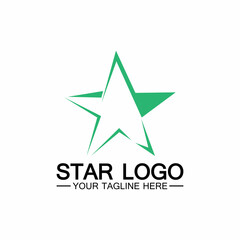 Star icon Template vector illustration design