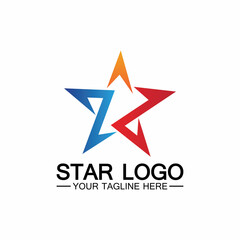 Obraz premium Star icon Template vector illustration design