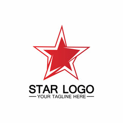 Obraz premium Star icon Template vector illustration design