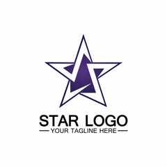 Obraz premium Star icon Template vector illustration design