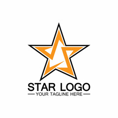 Star icon Template vector illustration design