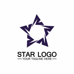Star icon Template vector illustration design