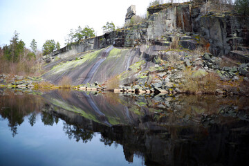 Flossenburg Castle built in the 12th century later became a quarry mined for quartz. This particular imagery was captured behind the castle.