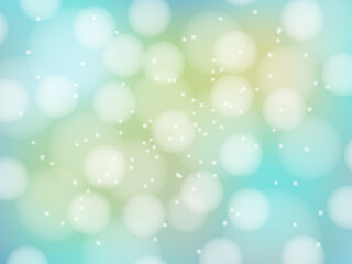 Obraz premium Abstract green bokeh background. Vector illustration.