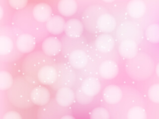 Abstract pink bokeh background. Vector illustration.