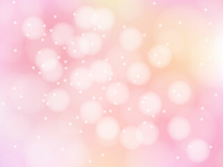 Obraz premium Abstract pink bokeh background. Vector illustration.