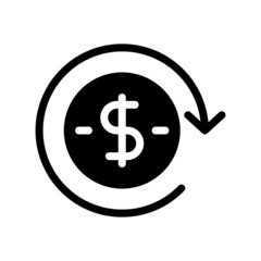 Reload Money Icon Vector Illustration