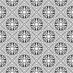Fototapeta premium Geometric seamless pattern, ornament, vector decorative texture.