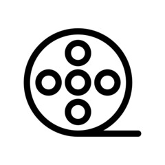 Film Icon Vector Illustration