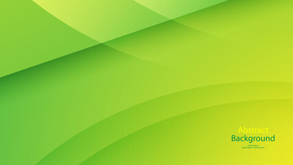 green and Yellow color background abstract art vector
