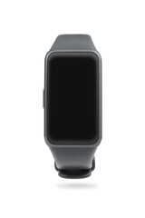 Fitness tracker, Smart watch, fitness bracelet isolated on white background