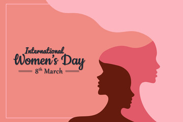 international women's day social media post and background template design