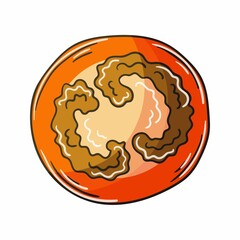 Illustration in hand drawn style. Children's drawings