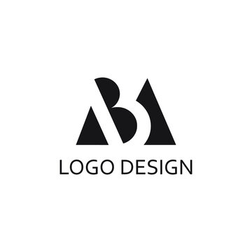 Letter Aba Logo Design Template