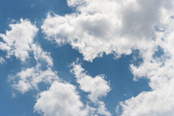 blue sky with clouds