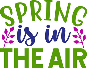 Spring is in the air vector arts 