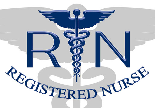 Registered Nurse Graphic Emblem D is an illustration of a registered nurse design. Includes a caduceus medical symbol and RN text. Great for t-shirt designs, embroidery designs or promotional material