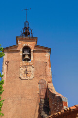 Uhrenturm, Roussillon, Provence, Luberon, Vaucluse