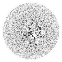 Synthesis gear elements are grouped into spheric group. Synthesis gear icon spheric mosaic. Abstraction spheric cluster mosaic designed with synthesis gear symbols.