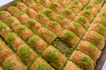 Baklava, turkish dessert. 