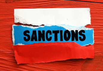 concept on the topic of sanctions in Russia