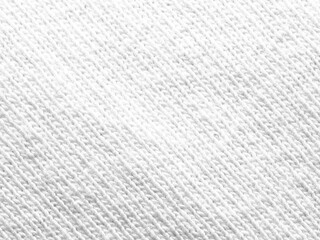 White fabric texture with exposed fibers in a close up full frame view - macro high resolution photo