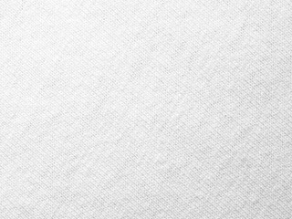 Fototapeta na wymiar White fabric texture with exposed fibers in a close up full frame view - high resolution photo