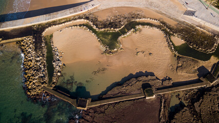 huge and big heart on amazing city at Marine of Cascais
