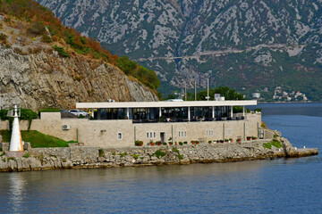 Kotor; Montenegro - september 13 2021 : Kotor bay