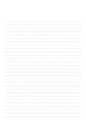 Notes sheet of paper