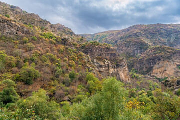 Fototapeta na wymiar Landscape with mountains, Armenia