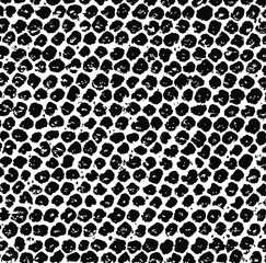 Small uneven spots and particles of debris. Abstract vector texture. Distressed uneven background. Grunge texture overlay with fine grains isolated on white background. Vector illustration. EPS10.