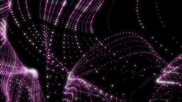 Abstract Animated Particles Background with Trapcode Form