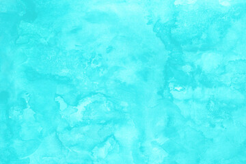 Fototapeta na wymiar 水色の水彩テクスチャ背景