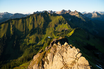 The North Cascades View From Green Mountain