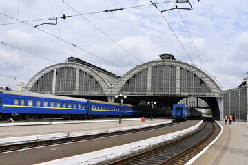 Ukraine, Lviv, November 30, 2021, main station, rail transport, before the armed conflict of Russia,   © Albin Marciniak