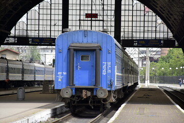 Ukraine, Lviv, November 30, 2021, main station, rail transport, before the armed conflict of Russia,   © Albin Marciniak