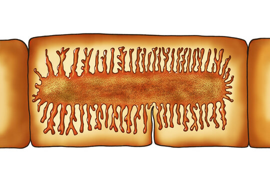 Proglottid Of Tapeworm Taenia Saginata