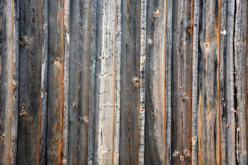 Background from old wooden boards (wooden beam). Vintage texture, background. Natural color