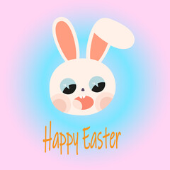 easter bunny  card