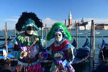 Fototapeta na wymiar Carnevale di Venezia