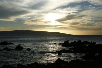 Fototapeta premium sunset at the beach