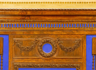 Russia, St. Petersburg 04.01.2022. interior of the Yusupov Palace Theater