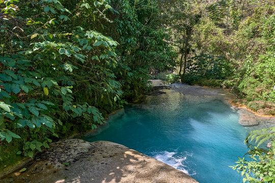 Hanabanilla river in Topes de Collantes natural national park, Cuba