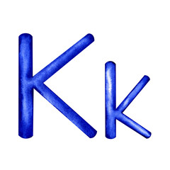 Letter K Capital and lower case