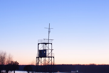 Old Military Tower at Dusk