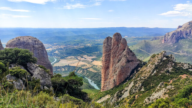 Mallos de Riglos in Huesca, Spain