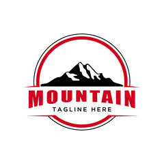 Fototapeta na wymiar Mountain Logo Vector Design Template.