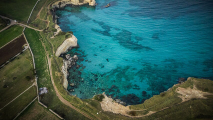 Scorci della costa salentina
